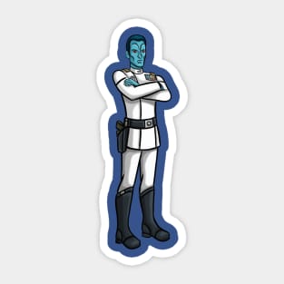 Rebel Toons Thrawn Sticker